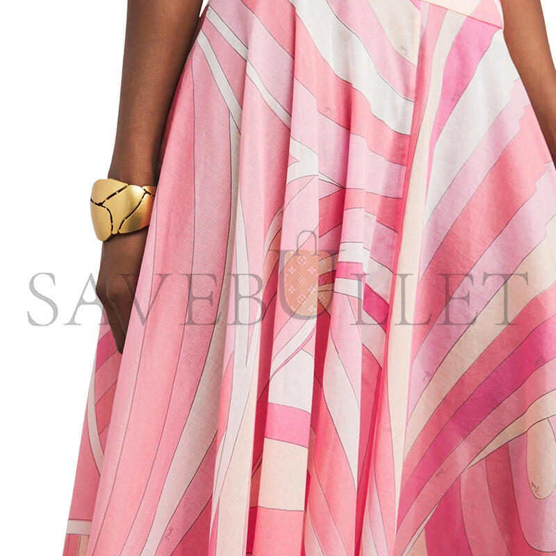 PUCCI IRIDE PRINTED MIDI SKIRT 5HRW325H754040